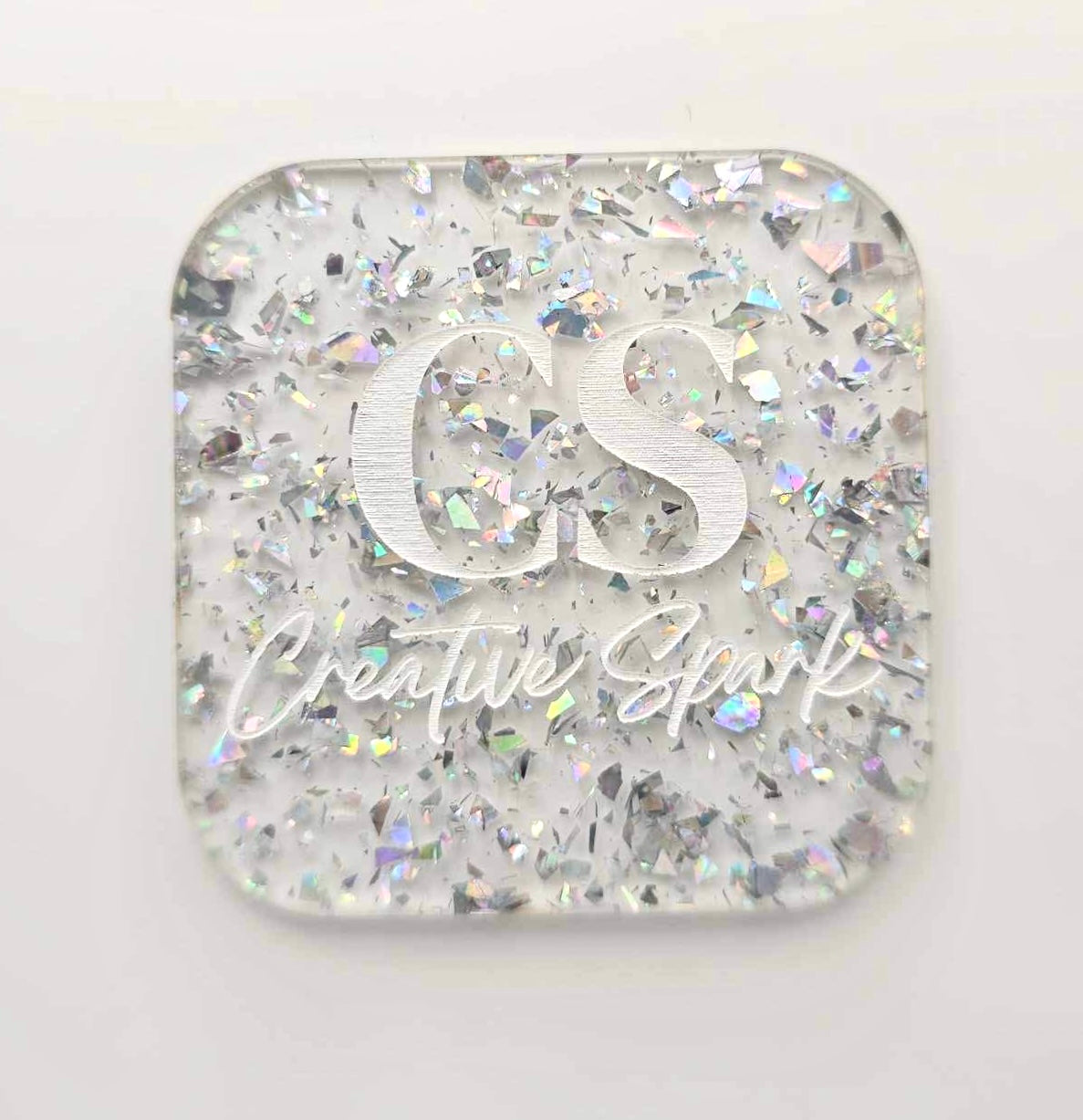 Silver Starlight Foil Acrylic