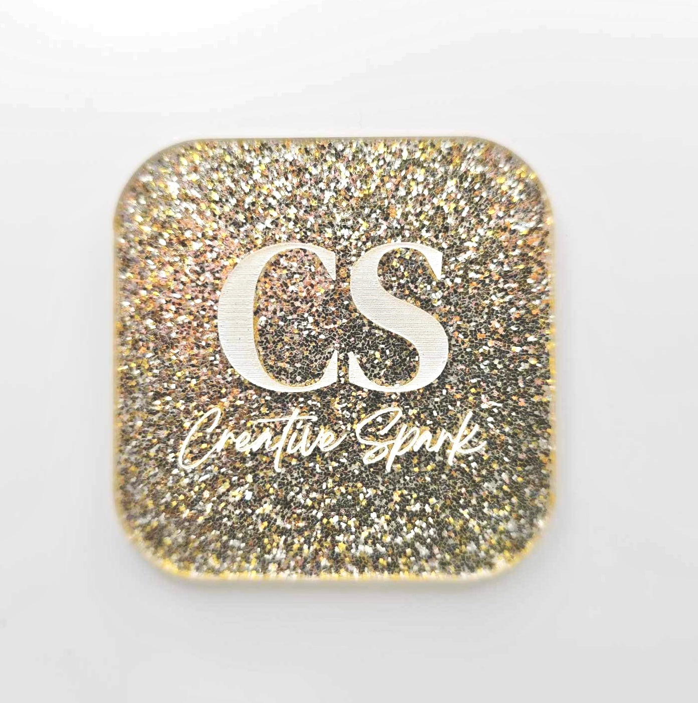 Golden Glitz Glitter Acrylic